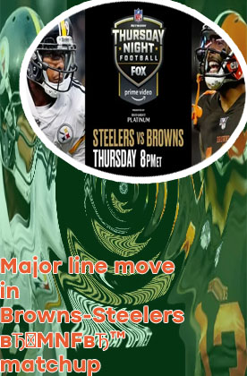 Money line browns steelers